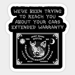 Extended Car Warranty Sticker